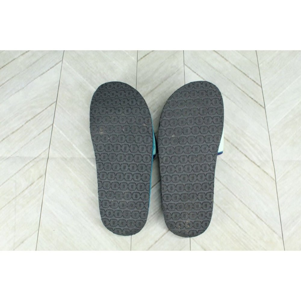 LL Bean Teal Canvas Adjustable Strap Slide Sandal Size 5 - Picture 7 of 8